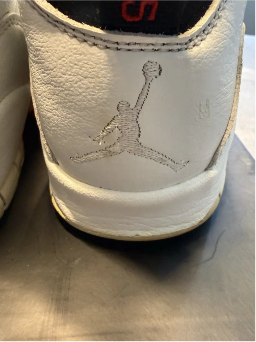 Size 8.5 Air Jordan 10 Retro I'm Back Men's White 310805-104Sneakers With OG Box
